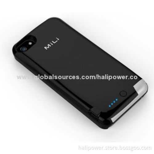 MiLi Power Spring 5-MFI Power Charger Case for iPhone 5/5S/5C, 1 Year Warranty, 2,200mAh CapacityNew